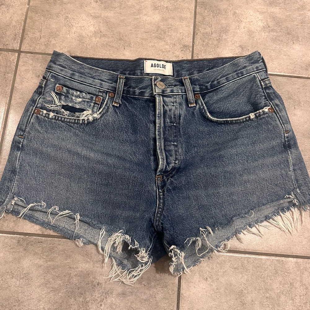 Agolde Parker Vintage Cutoff Denim Shorts